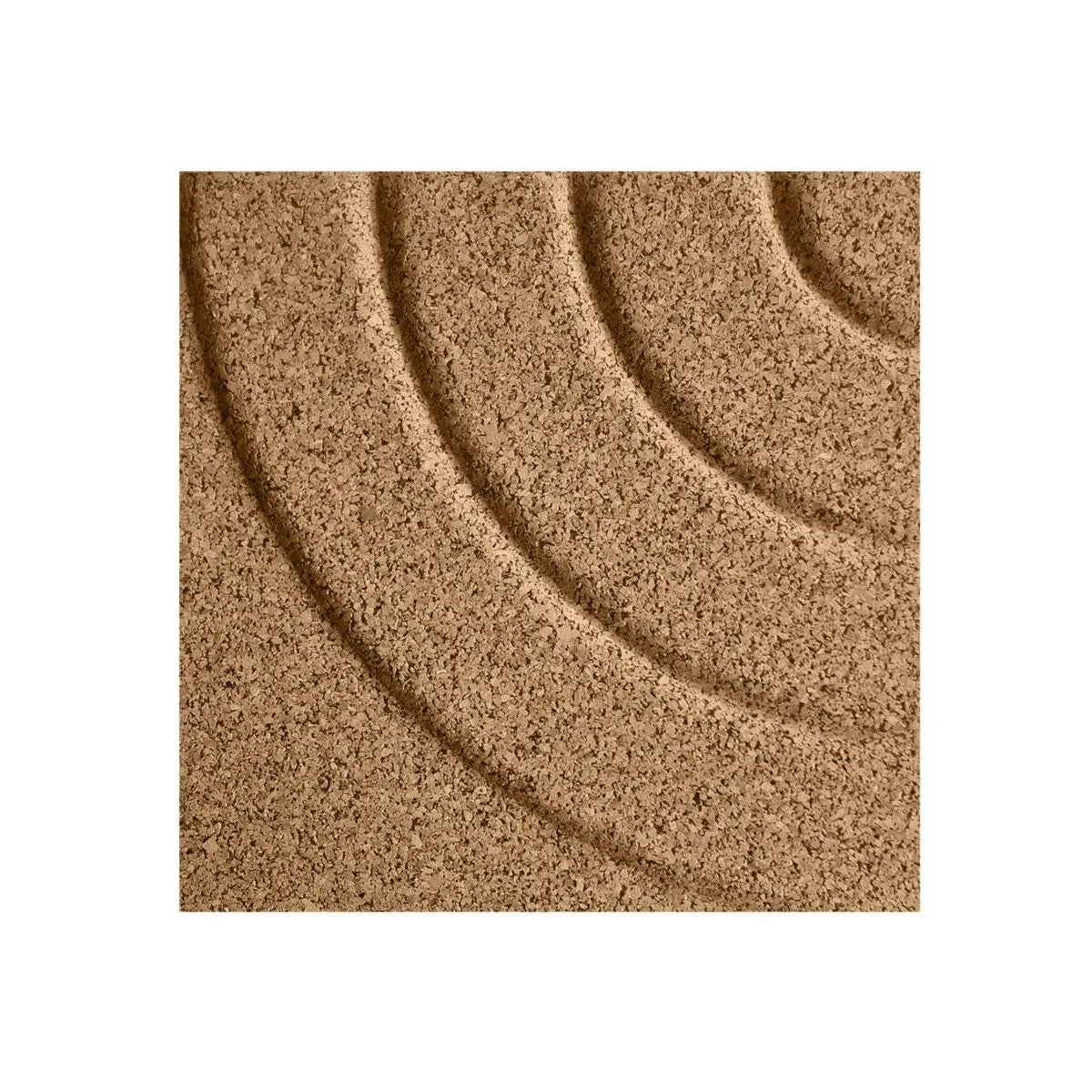 CURVES 3D Cork Acoustic Wall Panels - box of 4 on white background DecorMania UK